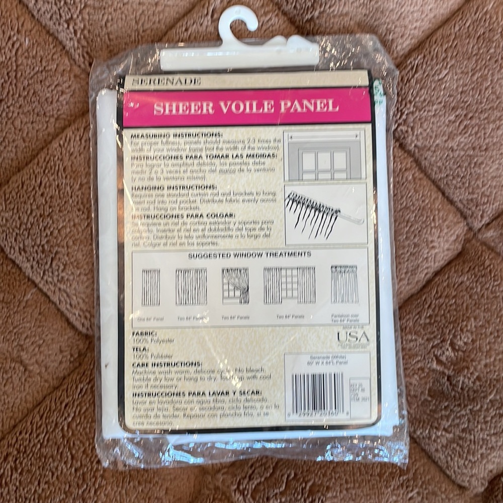 Sheer Voile panel - Picture 2 of 2